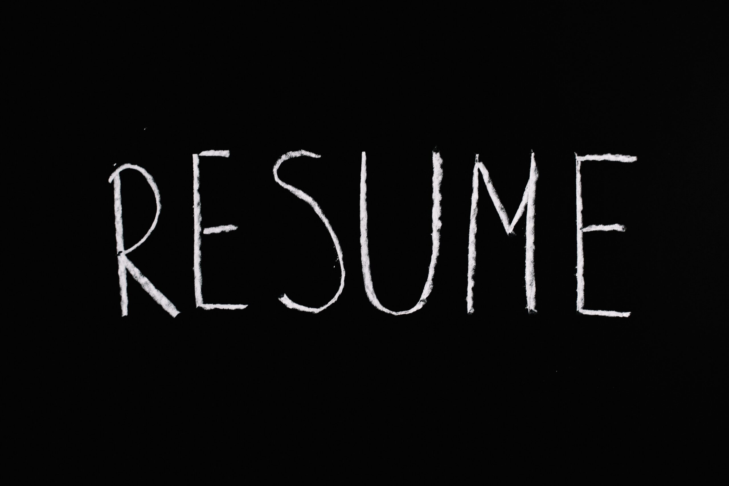 Resume making Step-by-Step guide